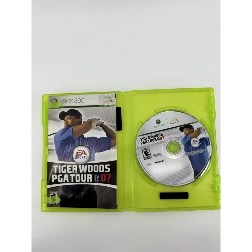 Tiger Woods PGA Tour 07 Microsoft Xbox 360 EA Sports CIB With Manual
